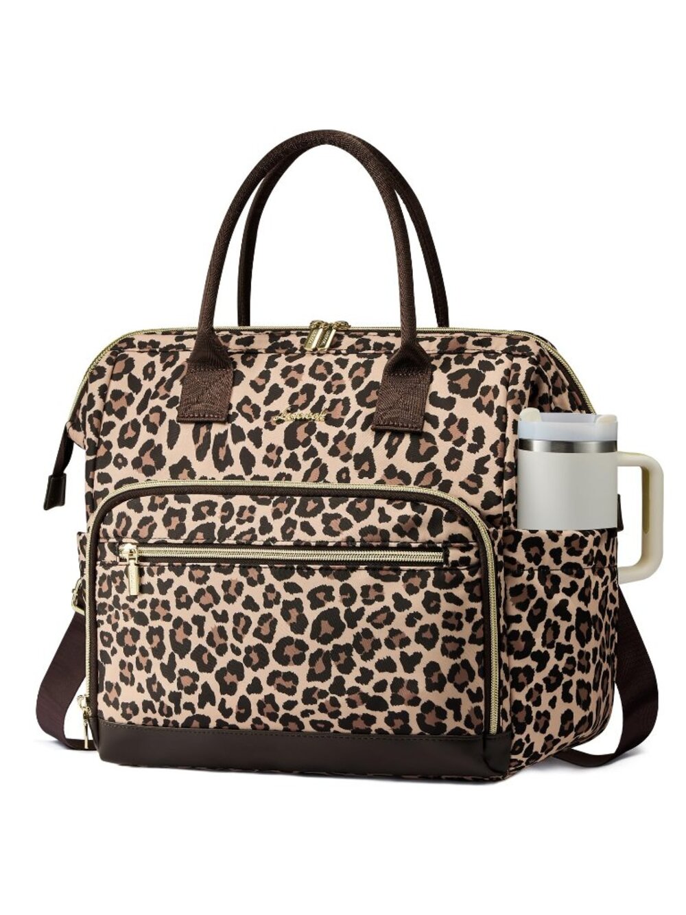 LOVEVOOK Leopard Print Insulated Lunch Bag Leakproof NWT